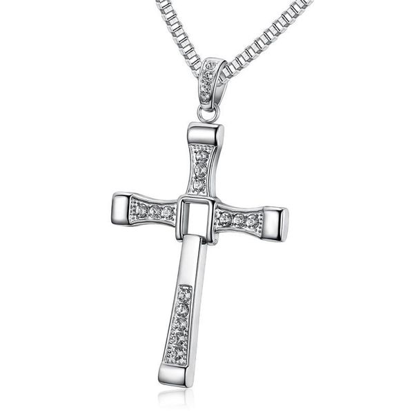 pendant necklaces fast furious cross stainless steel men pendants chain shelter for boyfriend male jewelry creativity gift wholesale, Silver
pendant necklaces fast furious cross stainless steel men pendants chain shelter for boyfriend male jewelry creativity gift wholesale, Silver