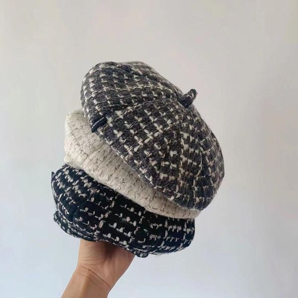 berets 2021 college style thick line children pumpkin hat autumn and winter woolen material to keep warm shape baby fashion beret, Blue;gray
berets 2021 college style thick line children pumpkin hat autumn and winter woolen material to keep warm shape baby fashion beret, Blue;gray