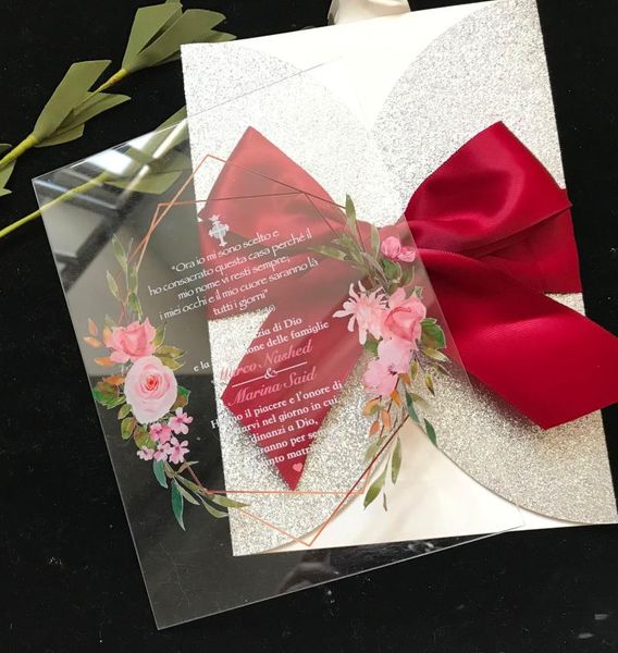 greeting cards custom acrylic wedding invitations with glitter covers and ribbon ,acrylic enveloopes,10pcs invite card
greeting cards custom acrylic wedding invitations with glitter covers and ribbon ,acrylic enveloopes,10pcs invite card