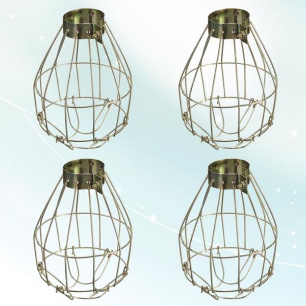 lamp covers & shades 4pcs metal bulb guard clamp vintage light cage hanging industrial pendant decor for home bar
lamp covers & shades 4pcs metal bulb guard clamp vintage light cage hanging industrial pendant decor for home bar