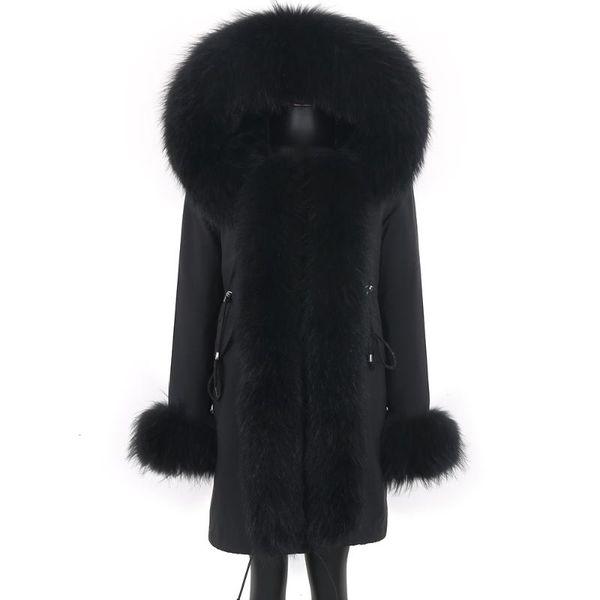 women's fur & faux 2021 women thick loose fashion long parkas female winter jacket big real coat natural collar removable, Black
women's fur & faux 2021 women thick loose fashion long parkas female winter jacket big real coat natural collar removable, Black