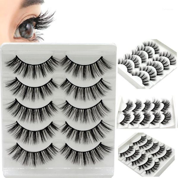 beautiful big eye 3d fiber false lashes natural cross faux eyelashes bare makeup fake eyelash 5 pairs pure handmade1
beautiful big eye 3d fiber false lashes natural cross faux eyelashes bare makeup fake eyelash 5 pairs pure handmade1