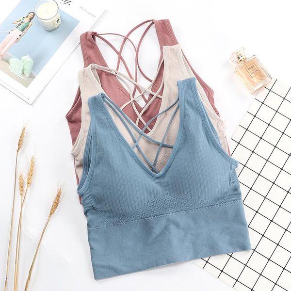 yoga outfit sports bra for women gym padded bandage underwear vest indoor wear workout running crop
yoga outfit sports bra for women gym padded bandage underwear vest indoor wear workout running crop