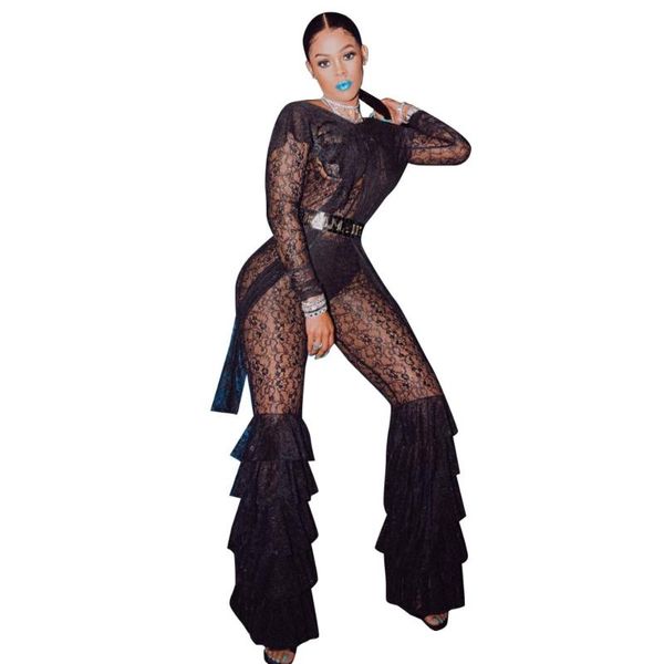 women's jumpsuits & rompers winter fashion lace lotus backless long-sleeved lantern jumpsuit 3 colors optional casual nightclub women, Black;white
women's jumpsuits & rompers winter fashion lace lotus backless long-sleeved lantern jumpsuit 3 colors optional casual nightclub women, Black;white