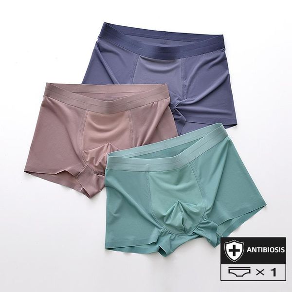 underpants seamless breathable men boxer underwear antibiosis cotton boxers ice silk shorts soft underpantsboxer para hombre, Black;white
underpants seamless breathable men boxer underwear antibiosis cotton boxers ice silk shorts soft underpantsboxer para hombre, Black;white