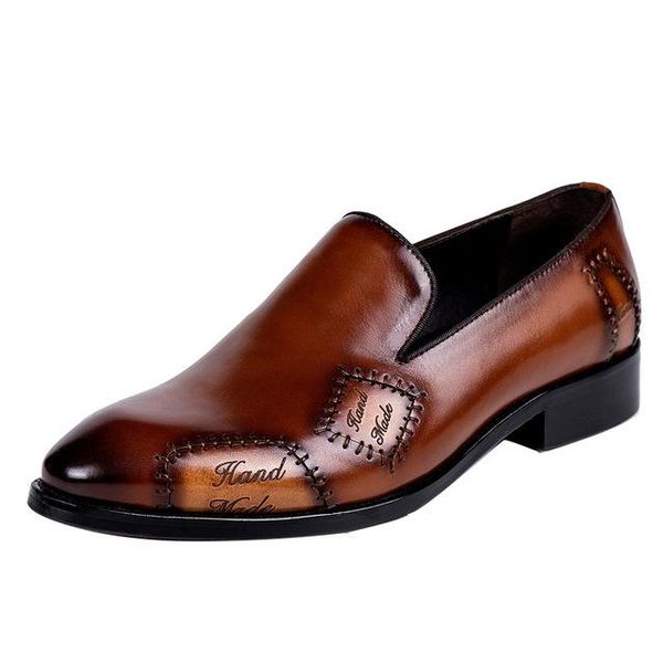 dress shoes brown wedding men formal patent leather elegant meeting classic slip on casual zapatos hombre bona, Black
dress shoes brown wedding men formal patent leather elegant meeting classic slip on casual zapatos hombre bona, Black