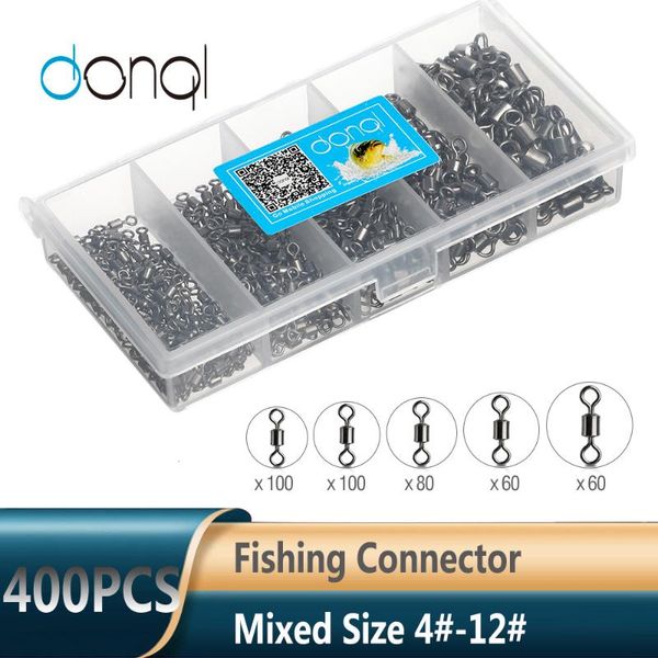 300-500pcs fishing connector barrel rolling solid rings mixed size 4#-12# bearing swivel for fishhook lure link tackle hooks
300-500pcs fishing connector barrel rolling solid rings mixed size 4#-12# bearing swivel for fishhook lure link tackle hooks