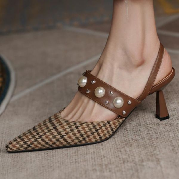 women's genuine leather fabric patchwork pointed toe slip-on pumps elegant ladies thin high heel rivet beading decoration shoes dress, Black
women's genuine leather fabric patchwork pointed toe slip-on pumps elegant ladies thin high heel rivet beading decoration shoes dress, Black
