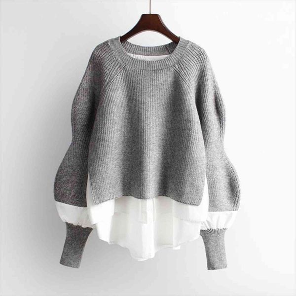 o neck pull femme korean womens sweaters jumpers autumn winter knitted women pullover sweater causal patchwork long sleeve, White;black
o neck pull femme korean womens sweaters jumpers autumn winter knitted women pullover sweater causal patchwork long sleeve, White;black