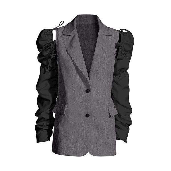 autumn winter clothes women 2021 runway designers elegant bow draped long sleeve blazer jacket women's suits & blazers, White;black
autumn winter clothes women 2021 runway designers elegant bow draped long sleeve blazer jacket women's suits & blazers, White;black