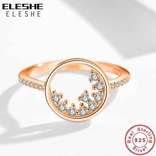 cluster rings classic style rose gold crystal ring 925 sterling silver fashion circle round zircon finger for women wedding jewelry, Golden;silver
cluster rings classic style rose gold crystal ring 925 sterling silver fashion circle round zircon finger for women wedding jewelry, Golden;silver
