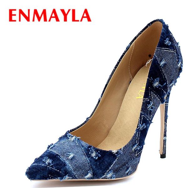 dress shoes denim woman high heels pointed toe summer pumps party wedding shoe slip-on plus size 34-43 womens, Black
dress shoes denim woman high heels pointed toe summer pumps party wedding shoe slip-on plus size 34-43 womens, Black