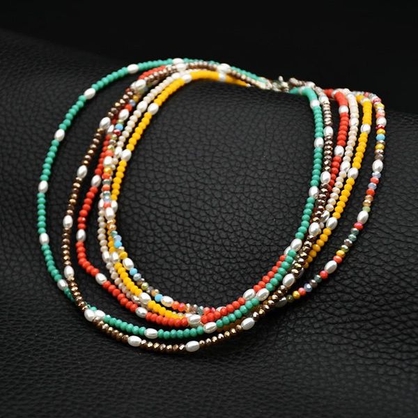 chokers simple seed beads necklace women string beaded pearl short choker jewelry gift bijoux, Golden;silver
chokers simple seed beads necklace women string beaded pearl short choker jewelry gift bijoux, Golden;silver