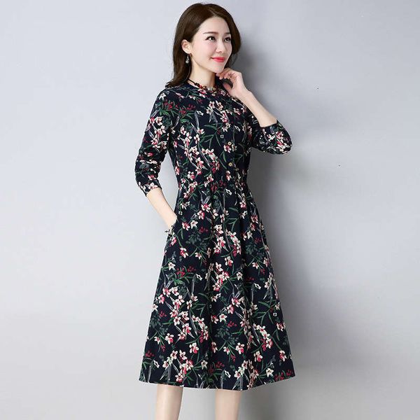 dress casual dresses spring medium length cotton leprosy floral loose and thin printed a-line skirt kb8081, Black;gray
dress casual dresses spring medium length cotton leprosy floral loose and thin printed a-line skirt kb8081, Black;gray
