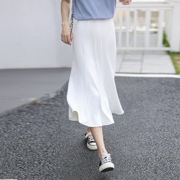 skirts white skirt 2021 summer mid-length high waist a-line ruffled solid color women elegant black saia mujer
skirts white skirt 2021 summer mid-length high waist a-line ruffled solid color women elegant black saia mujer