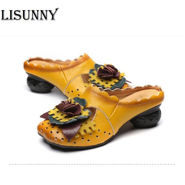slippers 2021 female retro summer 100% genuine leather shoes women flower footwear casual outdoor mom, Black
slippers 2021 female retro summer 100% genuine leather shoes women flower footwear casual outdoor mom, Black