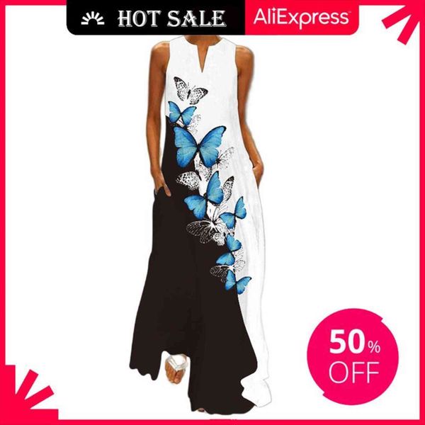 movokaka sleeveless long casual womens dresses beach summer v neck butterfly printed elegant, Black;gray
movokaka sleeveless long casual womens dresses beach summer v neck butterfly printed elegant, Black;gray