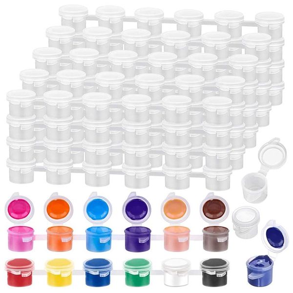 gift sets 240pieces empty paint pot, 40 strips acrylic mini container storage with lids for arts and crafts 3ml
gift sets 240pieces empty paint pot, 40 strips acrylic mini container storage with lids for arts and crafts 3ml