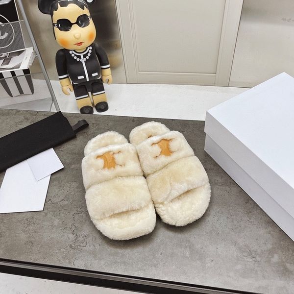 ahigo's same 2021 new arc de sheepskin wool integrated slippers flat bottomed versatile outer wear sandals for women, Black
ahigo's same 2021 new arc de sheepskin wool integrated slippers flat bottomed versatile outer wear sandals for women, Black