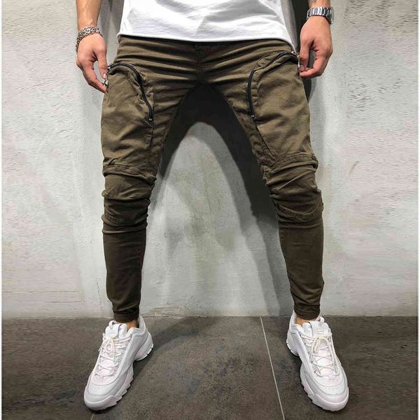 men's pants muscle boy brothers autumn and winter small foot sports personalized zipper pocket elastic casual, Black
men's pants muscle boy brothers autumn and winter small foot sports personalized zipper pocket elastic casual, Black