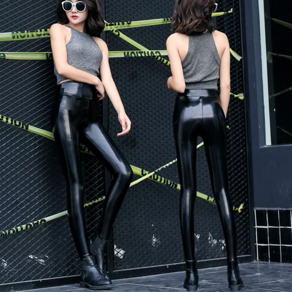 women's leggings high waist leather leggingswomen black thin&thick fitness pu fleece shiny skinny pants push up slim
women's leggings high waist leather leggingswomen black thin&thick fitness pu fleece shiny skinny pants push up slim