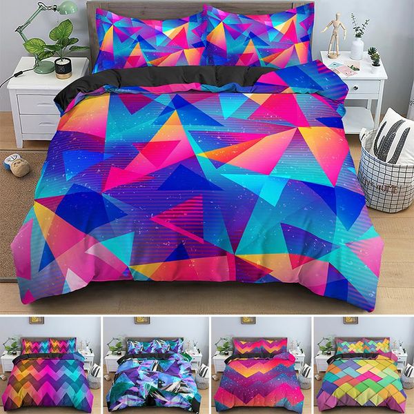 bedding sets retro morden color neon geometric set single king quilt duvet cover pillowcase 2/3pcs bedclothes
bedding sets retro morden color neon geometric set single king quilt duvet cover pillowcase 2/3pcs bedclothes