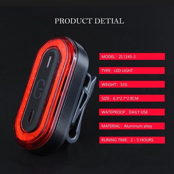 bike lights usb rechargeable bicycle rear light cycling led taillight back portable lamp 100 lumens cable safety warning holder
bike lights usb rechargeable bicycle rear light cycling led taillight back portable lamp 100 lumens cable safety warning holder