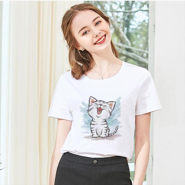 summer and women kawaii mens print harajuku fashion o neck short sleeve white femme clothes, White;black
summer and women kawaii mens print harajuku fashion o neck short sleeve white femme clothes, White;black