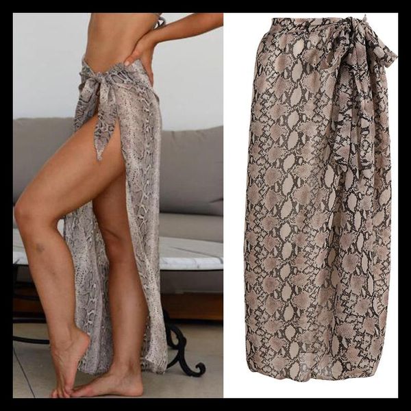 women's swimwear summer snake print strappy beach skirt womens sunscreen half-length chiffon dress -40, White;black
women's swimwear summer snake print strappy beach skirt womens sunscreen half-length chiffon dress -40, White;black