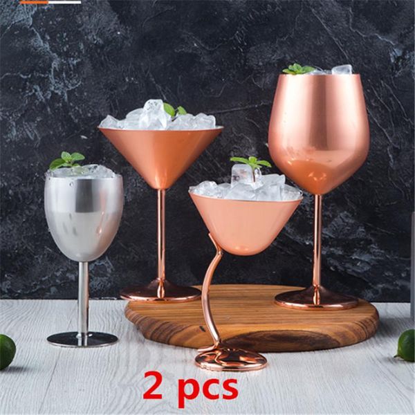 2pcs 304 stainless steel red wine cup ice cream dessert cocktail ktv goblet high end glass bar drinking mugs
2pcs 304 stainless steel red wine cup ice cream dessert cocktail ktv goblet high end glass bar drinking mugs