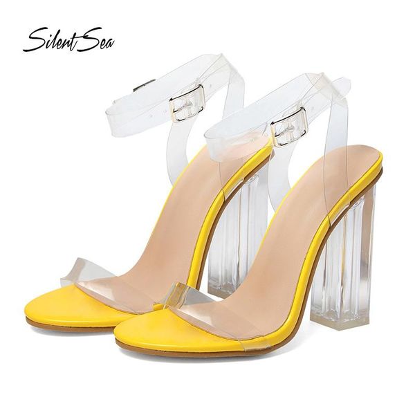silentsea 2021 pvc jelly sandals crystal open toed high heels women transparent heel shoes sandale femme ladies design brand, Black
silentsea 2021 pvc jelly sandals crystal open toed high heels women transparent heel shoes sandale femme ladies design brand, Black