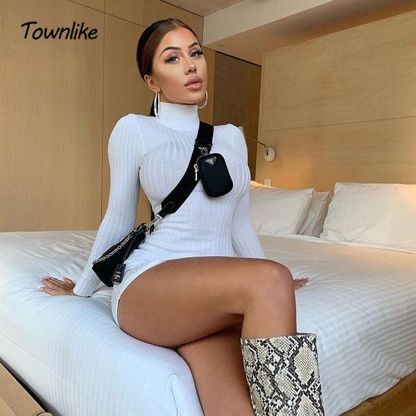 townlike knitted long sleeves dress women night club autumn winter vestidos casual mini bodycon party dresses 2021, Black;gray
townlike knitted long sleeves dress women night club autumn winter vestidos casual mini bodycon party dresses 2021, Black;gray