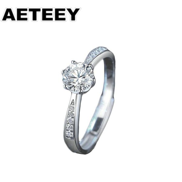 cluster rings sterling silver moissanite ring round diamond jewelry solitaire engagement for women ja-02, Golden;silver
cluster rings sterling silver moissanite ring round diamond jewelry solitaire engagement for women ja-02, Golden;silver