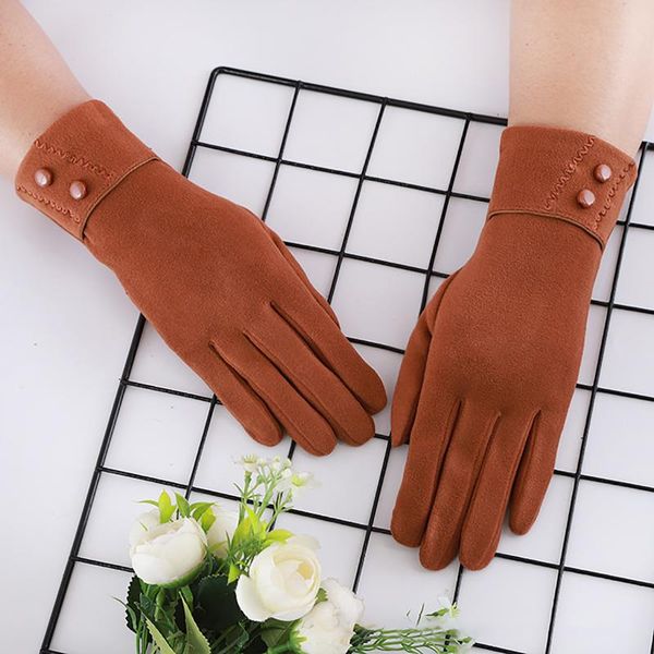 five fingers gloves women' winter solid color german velvet with t-ouch screen for index finger cotton female, Blue;gray 
five fingers gloves women' winter solid color german velvet with t-ouch screen for index finger cotton female, Blue;gray