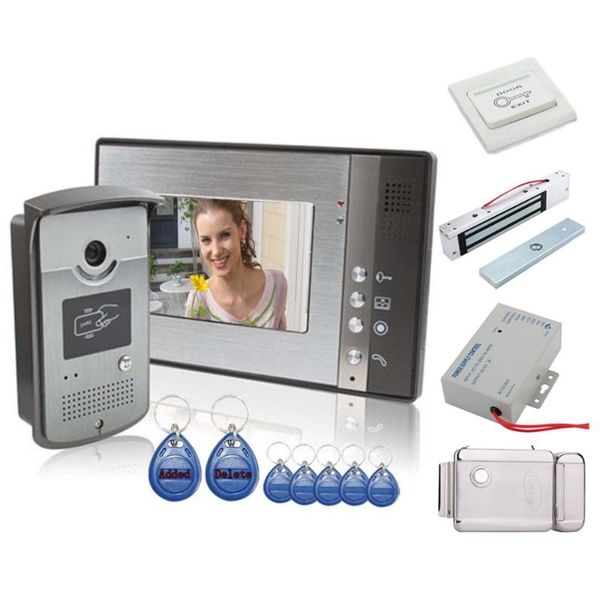 night vision 7" id unlocking color video door phone and electric-controlled 1to1 doorbell phones
night vision 7" id unlocking color video door phone and electric-controlled 1to1 doorbell phones