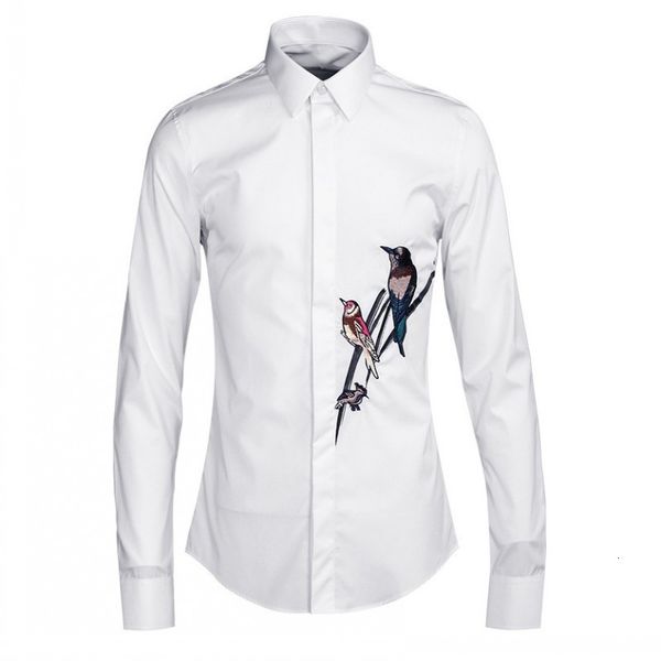 men's dress shirts mens birds embroidery office work formal shirt white black plus size wedding man spring cotton long sleeve top
men's dress shirts mens birds embroidery office work formal shirt white black plus size wedding man spring cotton long sleeve top