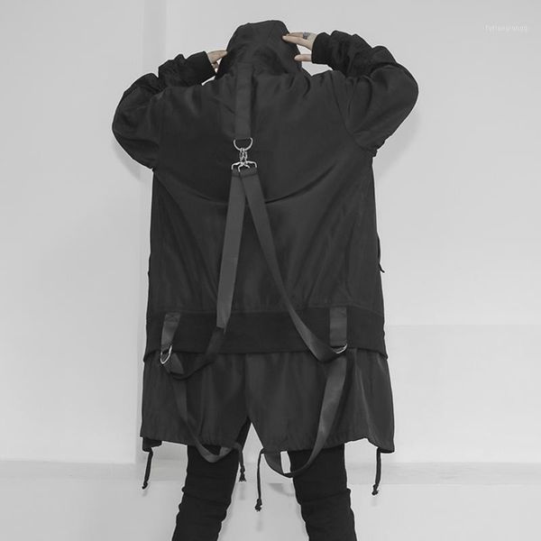 m-xlautumn and winter mid-length fake two-piece splicing jacket dark black hooded trend casual men's 2021 jacket. jackets, Black;brown
m-xlautumn and winter mid-length fake two-piece splicing jacket dark black hooded trend casual men's 2021 jacket. jackets, Black;brown