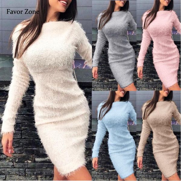 bodycon plush dress 2021 winter autumn women elegant solid color party night dresses long sleeve warm fashion casual, Black;gray
bodycon plush dress 2021 winter autumn women elegant solid color party night dresses long sleeve warm fashion casual, Black;gray