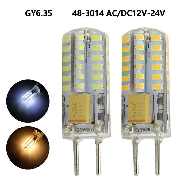 bulbs 100pcs gy6.35 led bulb 3w corn lamp 3014 ac dc12v 24v silicone crystal chandelier light cold white warm
bulbs 100pcs gy6.35 led bulb 3w corn lamp 3014 ac dc12v 24v silicone crystal chandelier light cold white warm