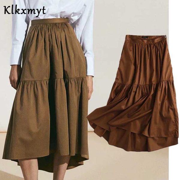 klkxmyt za skirt women england office lady fashion simple cotton high waist a-line midi faldas mujer moda long skirts 210527, Black
klkxmyt za skirt women england office lady fashion simple cotton high waist a-line midi faldas mujer moda long skirts 210527, Black