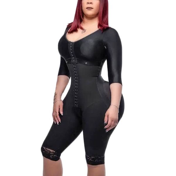 women's shapers fajas reductoras y modeladoras mujer full body shaper long sleeve pants women lace with bracelet tummy waist trainer bo, Black;white
women's shapers fajas reductoras y modeladoras mujer full body shaper long sleeve pants women lace with bracelet tummy waist trainer bo, Black;white