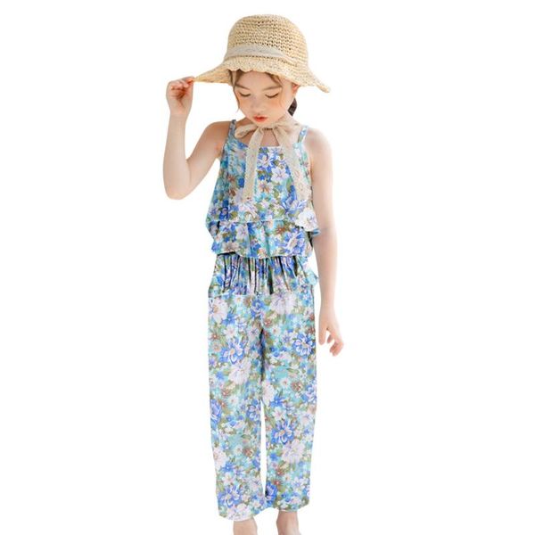 jumpsuits tie dye floral print overalls pants toddler kids girls ruffle sleeveless jumpsuit suspender trousers clothes salopette fille, Blue
jumpsuits tie dye floral print overalls pants toddler kids girls ruffle sleeveless jumpsuit suspender trousers clothes salopette fille, Blue