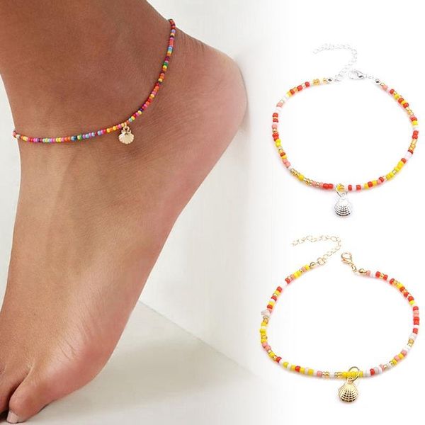anklets 1pc women beaded anklet adjustable shell charm foot chain boho bead fashion bracelet for girls jewelry accessories gifts, Red;blue
anklets 1pc women beaded anklet adjustable shell charm foot chain boho bead fashion bracelet for girls jewelry accessories gifts, Red;blue