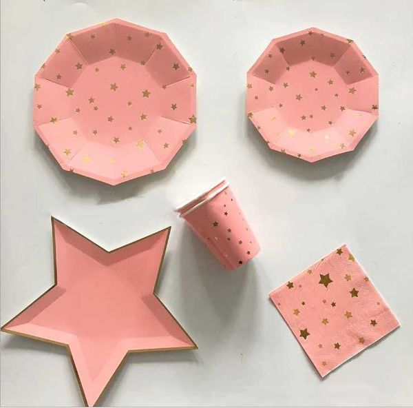 disposable dinnerware a gilded five-pointed star five-piece tableware set party supplies birthday decoration
disposable dinnerware a gilded five-pointed star five-piece tableware set party supplies birthday decoration