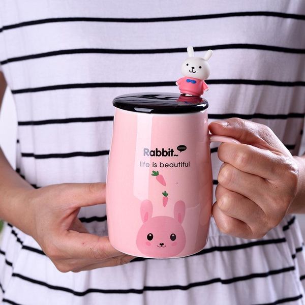 mugs lovely ceramic cup children's korean mug water family breakfast coffee with spoon
mugs lovely ceramic cup children's korean mug water family breakfast coffee with spoon