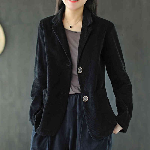 women's suits & blazers vintage zoki women, corduroy jacket, plain cotton coat with buttons and collar facing down, women's black, White;black
women's suits & blazers vintage zoki women, corduroy jacket, plain cotton coat with buttons and collar facing down, women's black, White;black