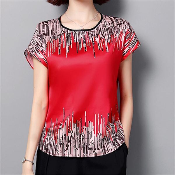 womens shirt fashion women and blouses short sleeve o neck korean print casual office work lady chiffon plus size, White
womens shirt fashion women and blouses short sleeve o neck korean print casual office work lady chiffon plus size, White