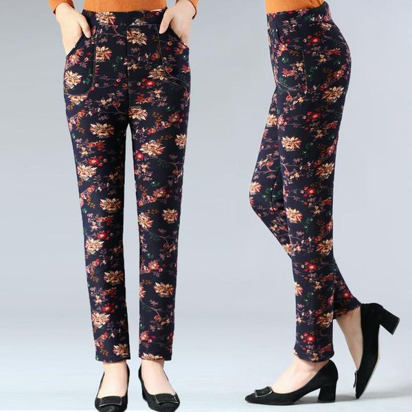 women 2021 autumn winter fashion middle-aged slim trousers female elastic high waist print pants ladies thick warm leggings m496 women', Black;white
women 2021 autumn winter fashion middle-aged slim trousers female elastic high waist print pants ladies thick warm leggings m496 women', Black;white
