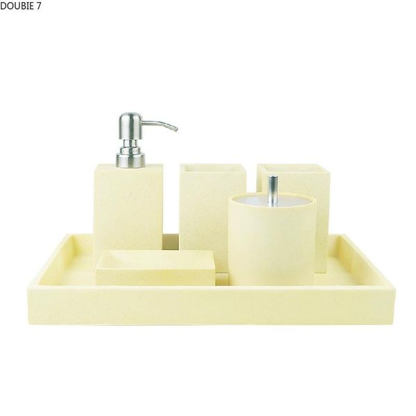 solid color resin four-piece suit home bathroom accessories set gargle cup liquid soap dispenser dish toothbrush holder bath accessory
solid color resin four-piece suit home bathroom accessories set gargle cup liquid soap dispenser dish toothbrush holder bath accessory