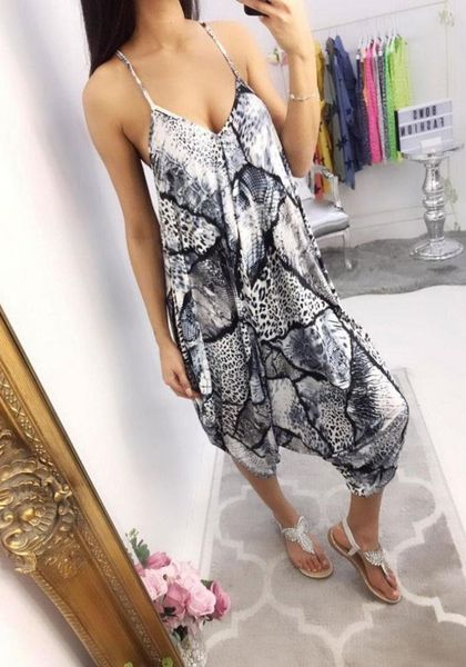 women's jumpsuits & rompers boho jumpsuit women sleeveless print womens summer beach casual long harem pants playsuit clothes, Black;white
women's jumpsuits & rompers boho jumpsuit women sleeveless print womens summer beach casual long harem pants playsuit clothes, Black;white